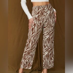 12th Tribe animal print pant